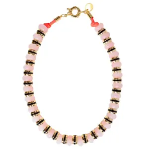 Semi-Precious Necklace Rose Quartz