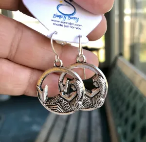 Sitting Mermaid, Earrings