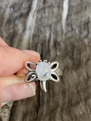 Size 8 Fat DragonFly Moonstone