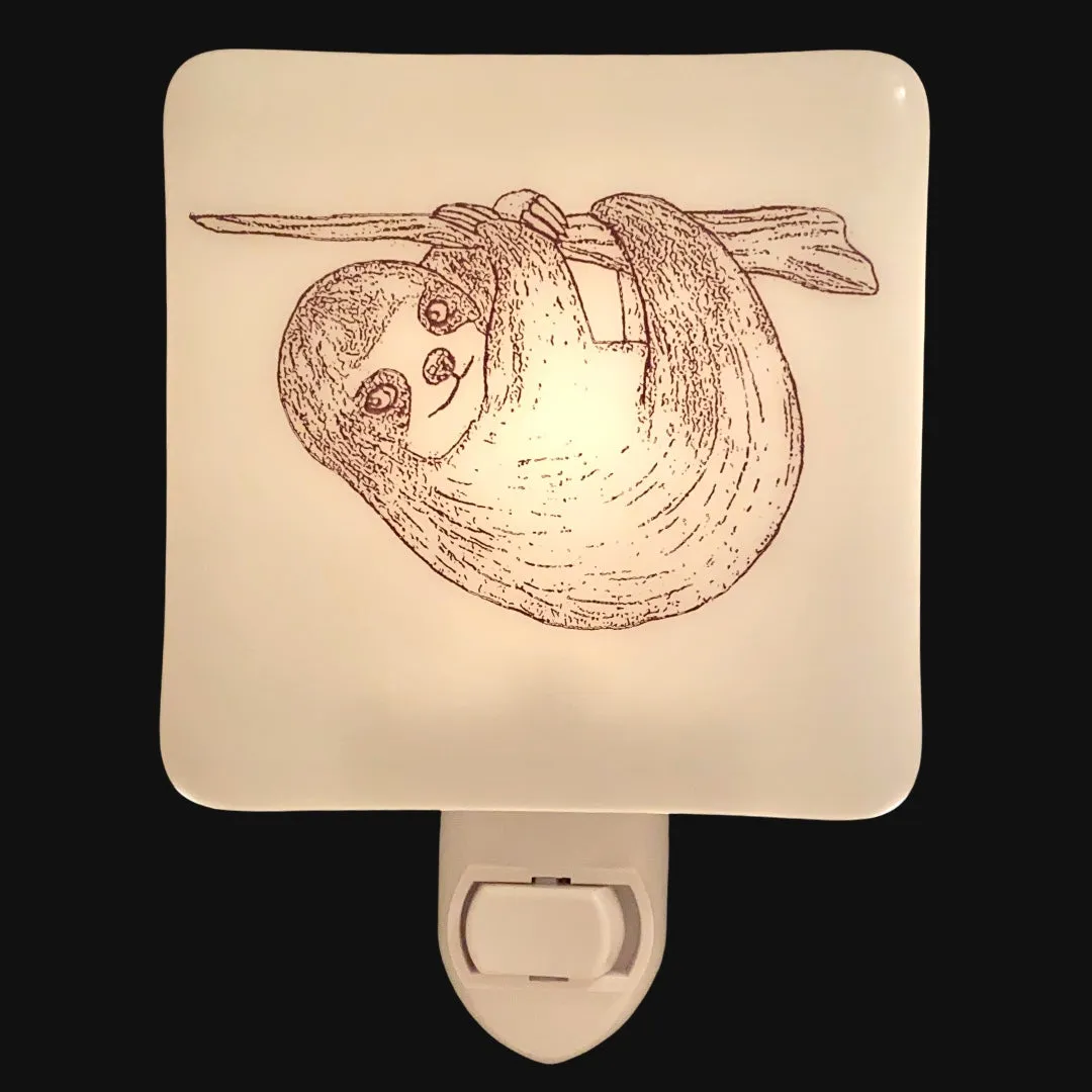 Sloth Cute Drawing Night Light