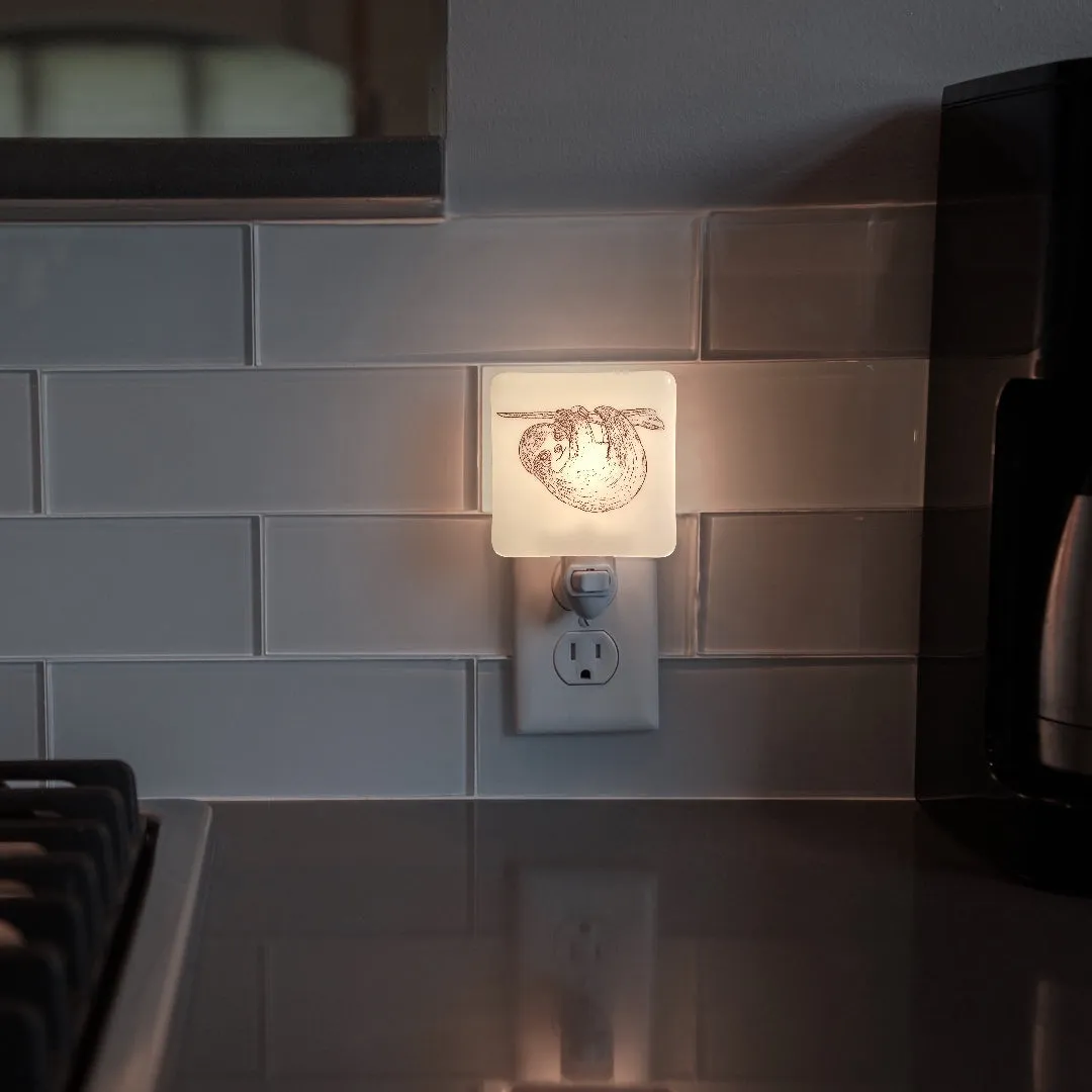 Sloth Cute Drawing Night Light