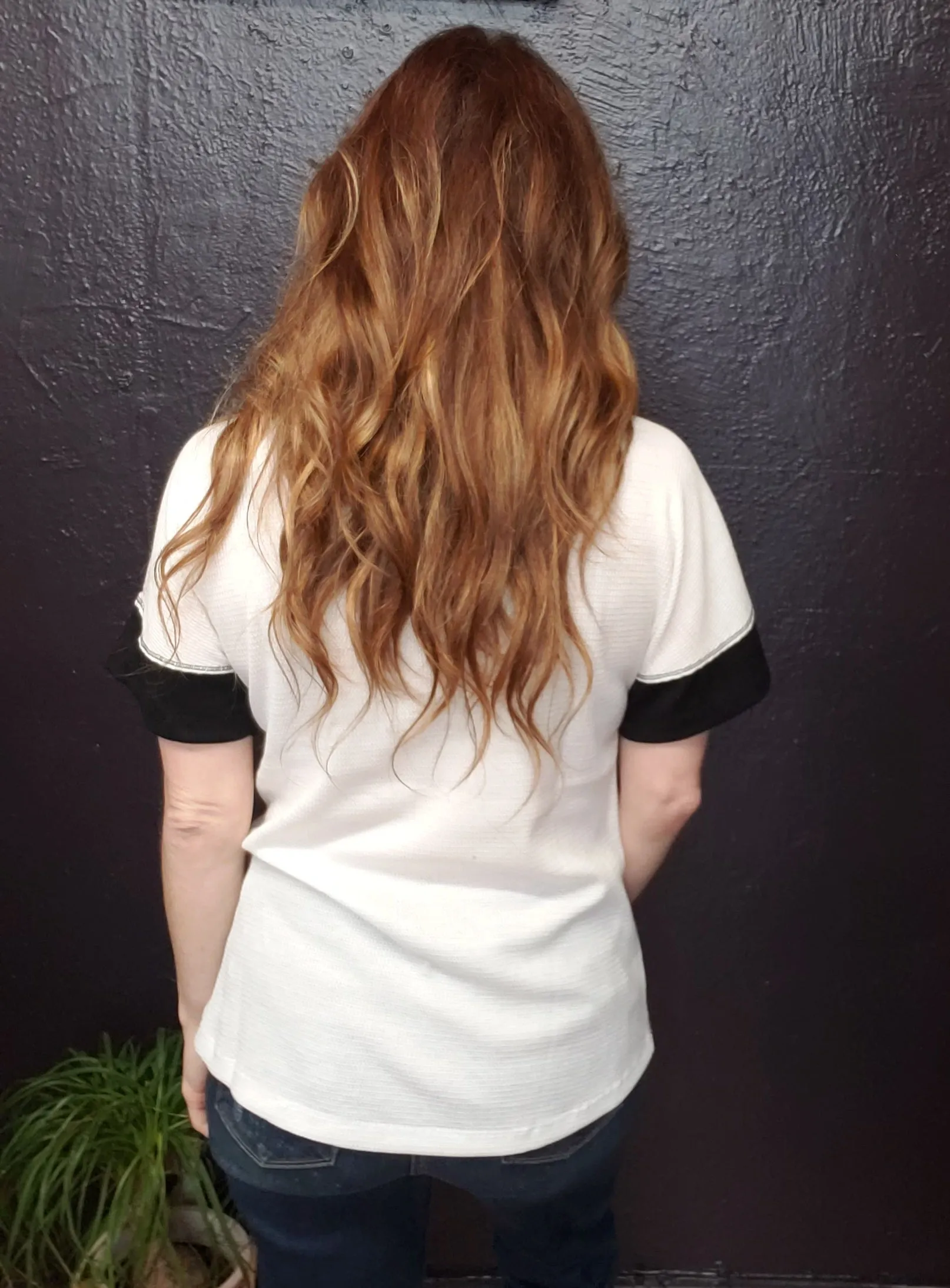 Split Second Top: Pink Mix