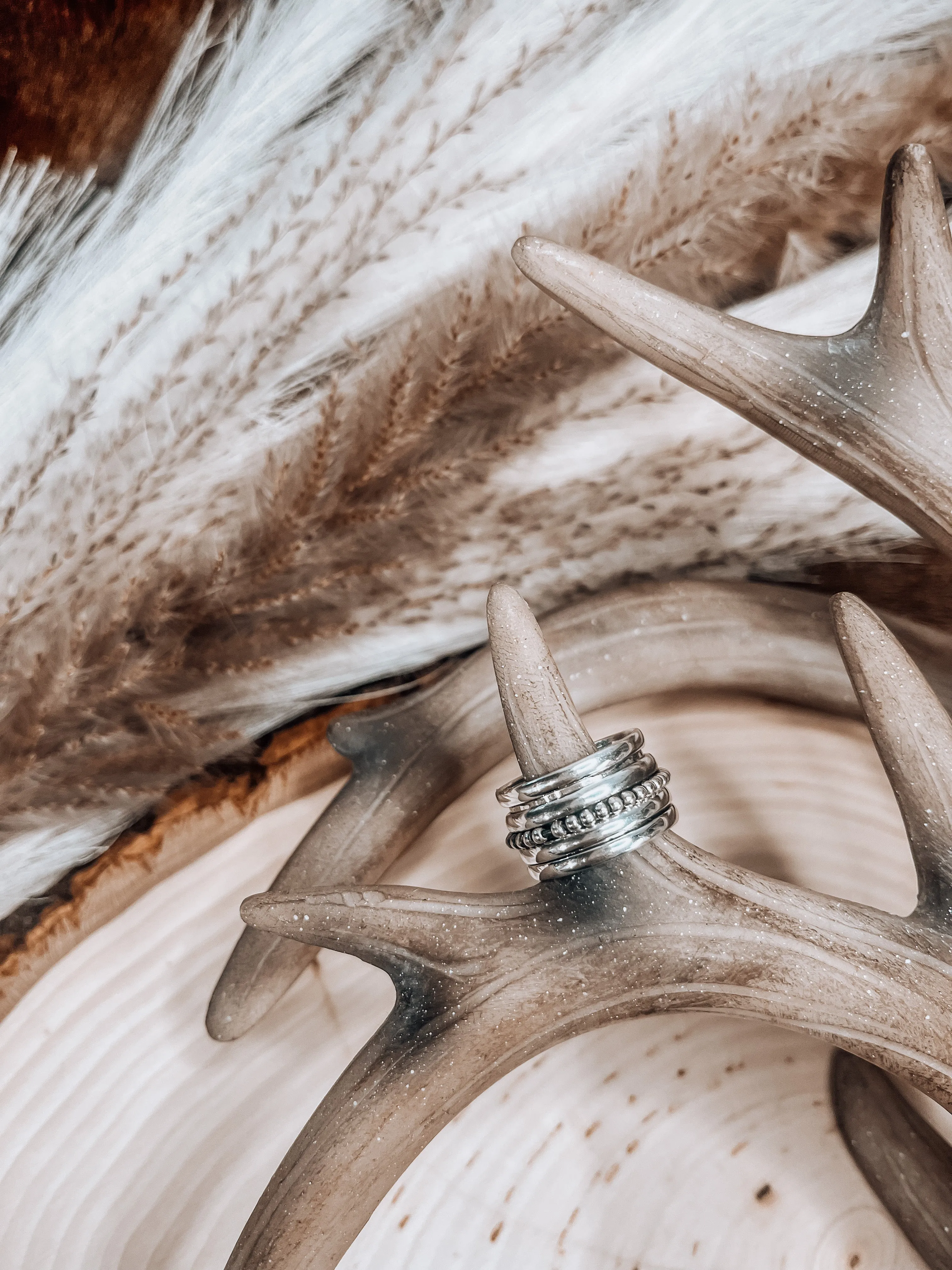 SS Spinner Stacker Ring