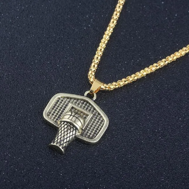 Stainless Steel Basketball Pendant