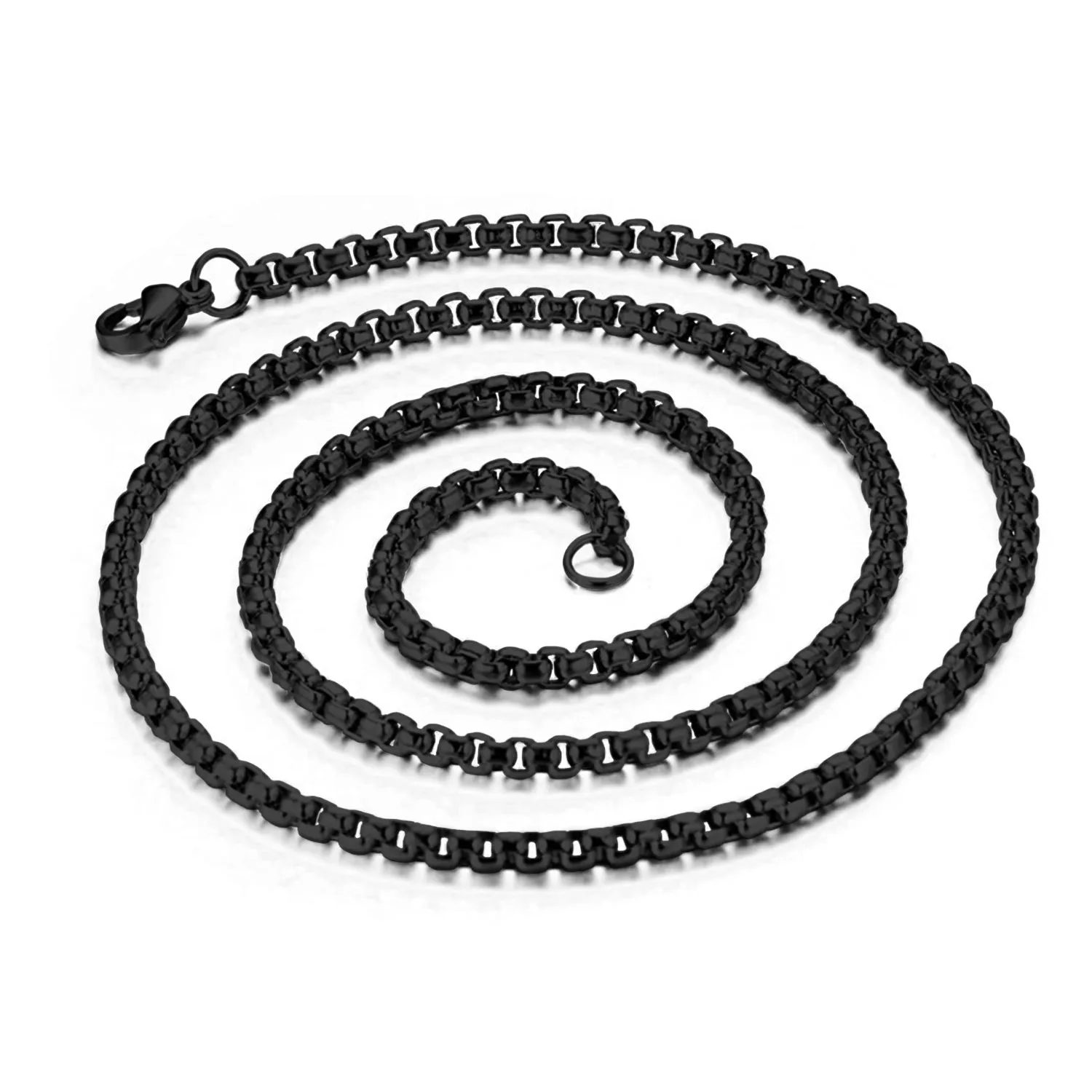 Stainless Steel Geometric Polygon Cheetah Dog Tag Pendant