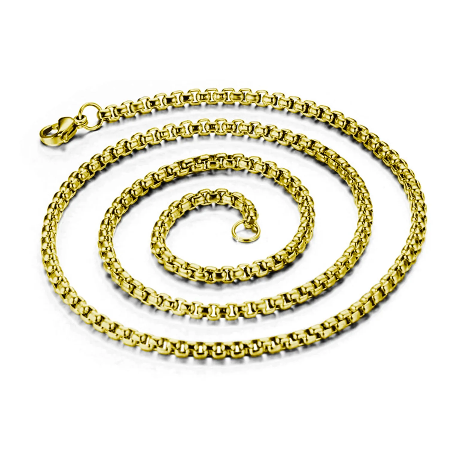 Stainless Steel Geometric Polygon Puma Round Medallion Pendant