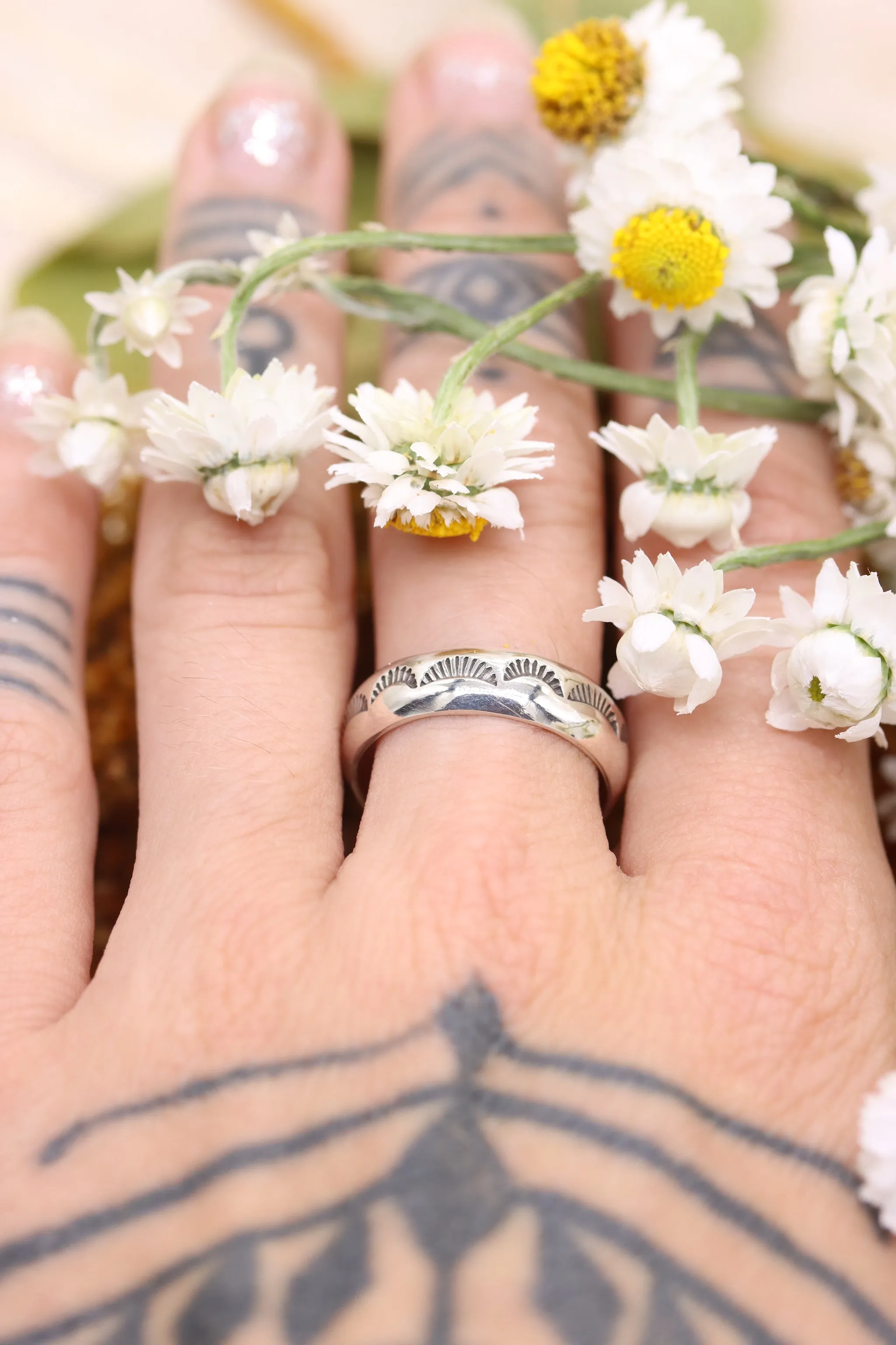 Stamped Stacker Ring