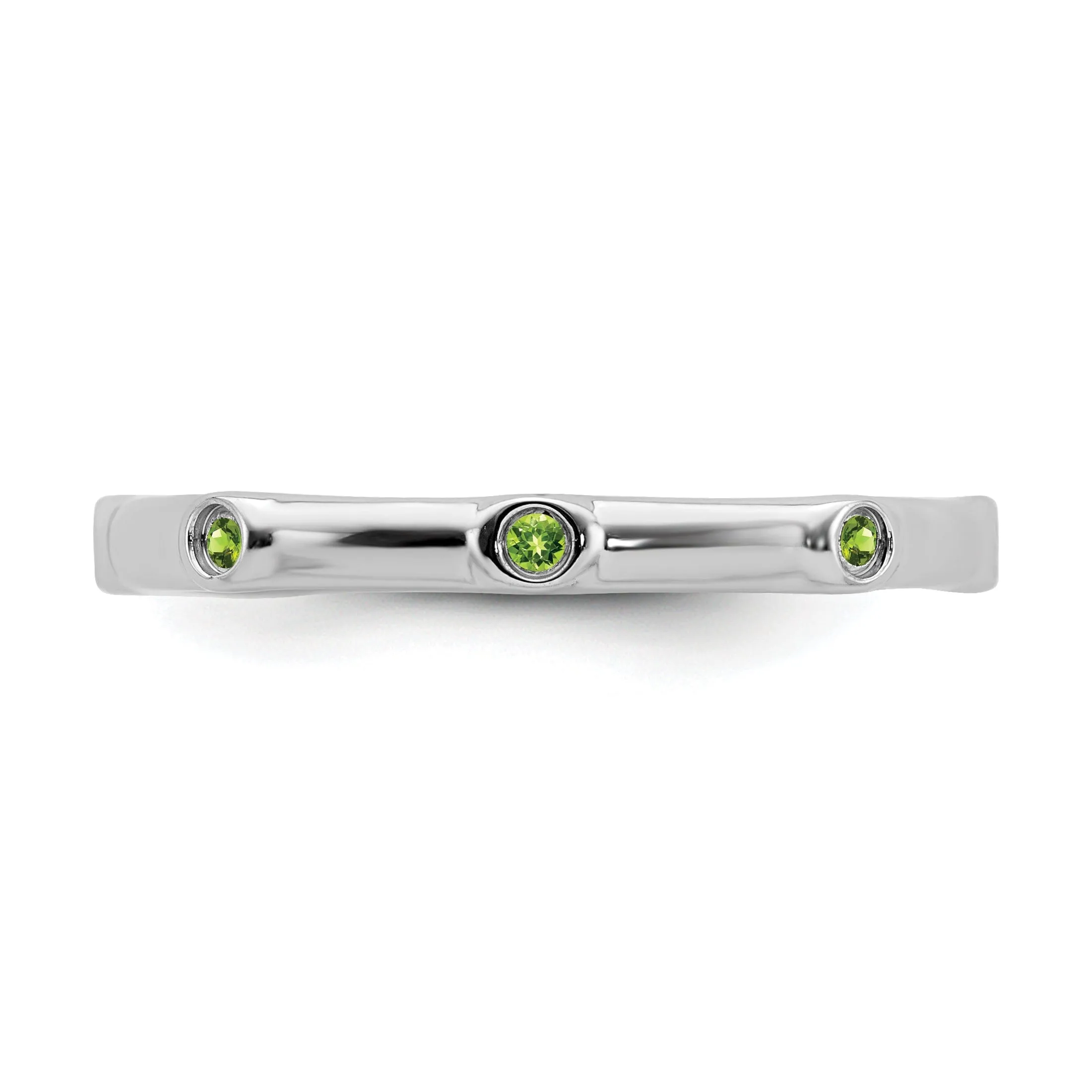 Sterling Silver Peridot Ring