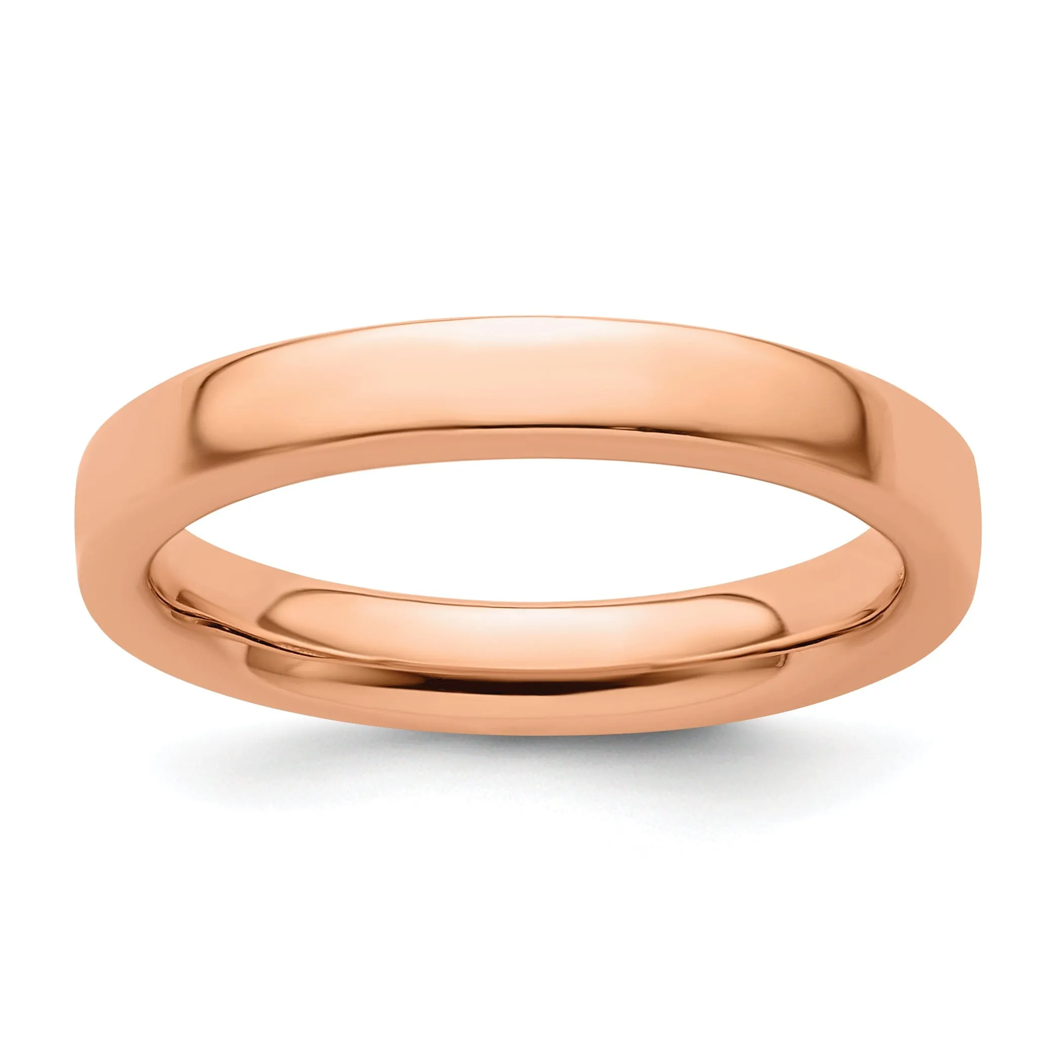 Sterling Silver Pink-Plated Ring
