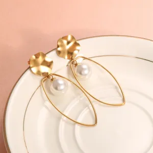 Stone Pattern Charm Earring