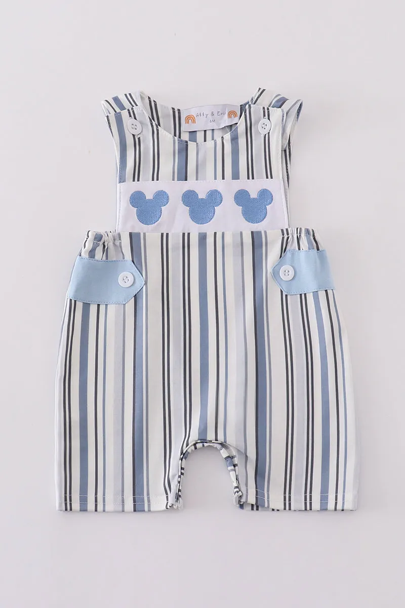 Stripe Character Embroidery Boy Jonjon