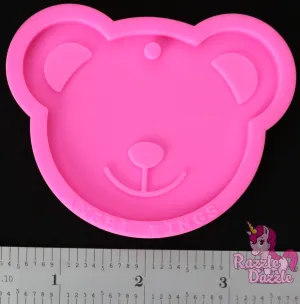 Teddy Bear Face Keychain Mold