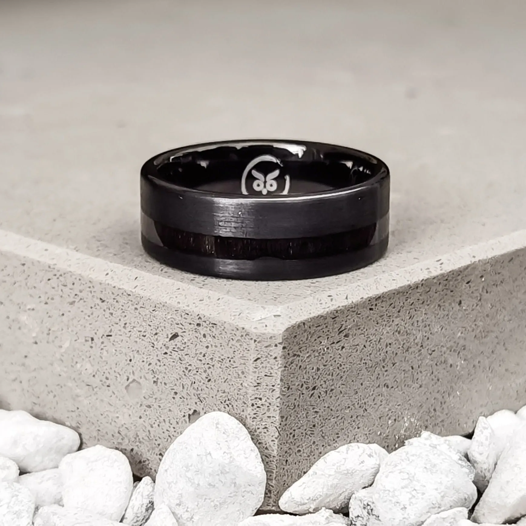 The Black Panther  - Ebony Men's Tungsten Ring