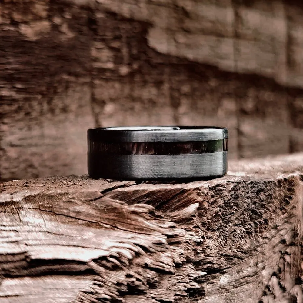The Black Panther  - Ebony Men's Tungsten Ring