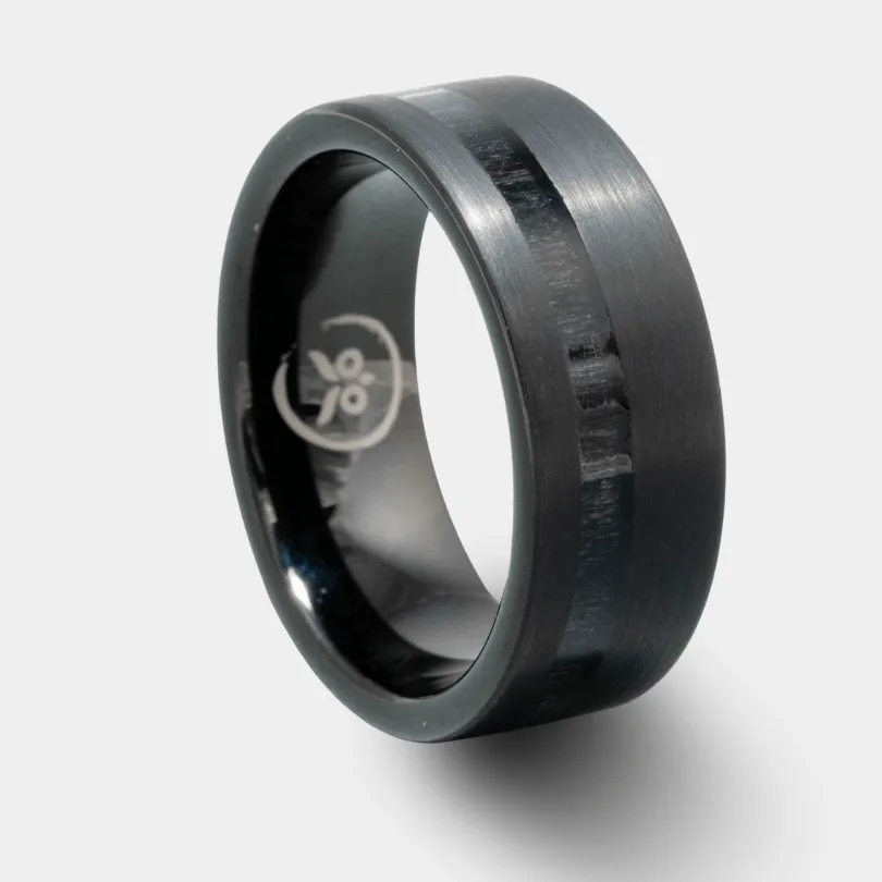 The Black Panther  - Ebony Men's Tungsten Ring