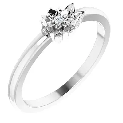 The Flower Ring Stackable