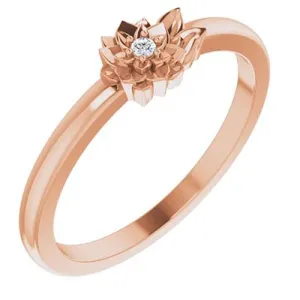 The Flower Ring Stackable