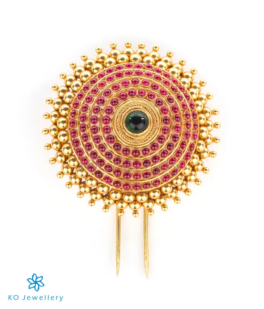 The Mandala Silver Bridal Hair Pin(Big)