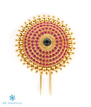 The Mandala Silver Bridal Hair Pin(Big)