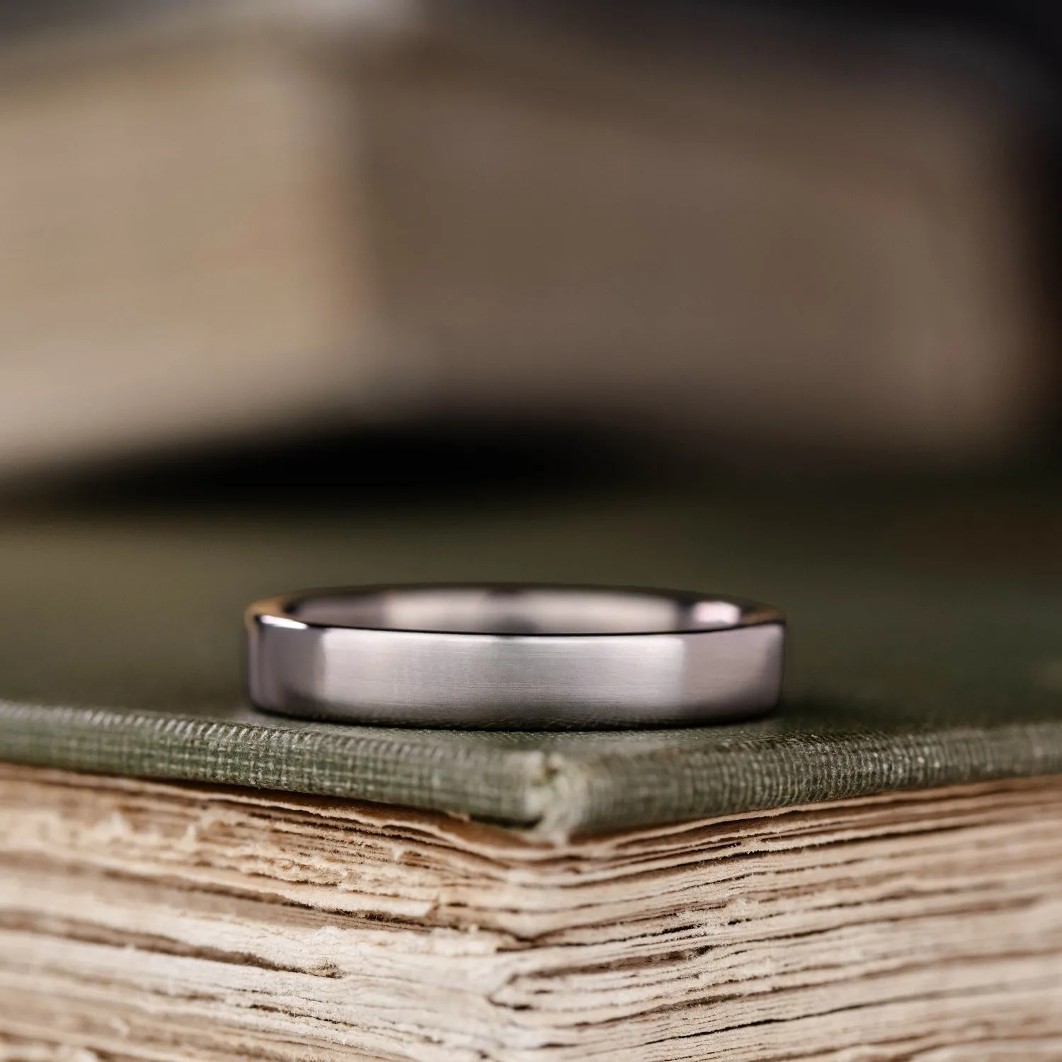 The Olympian | 4mm Men's Polished Titanium Wedding Band
