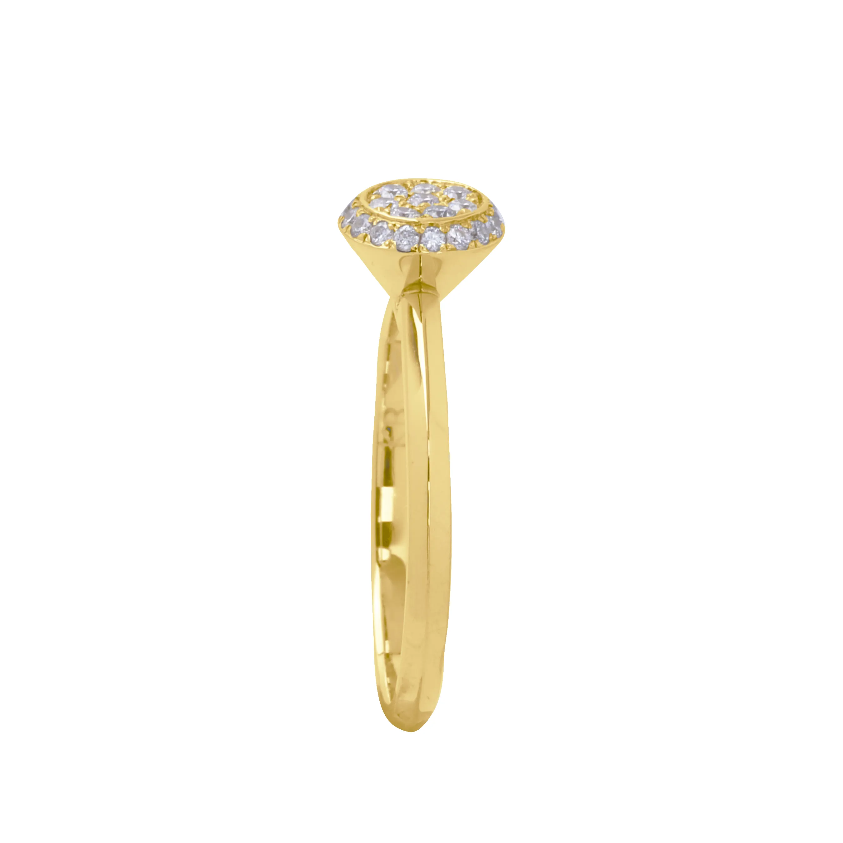 The Sphere Gold Ring