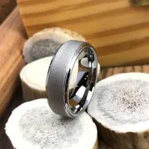 The Strategizer | Affordable Tungsten Wedding Band