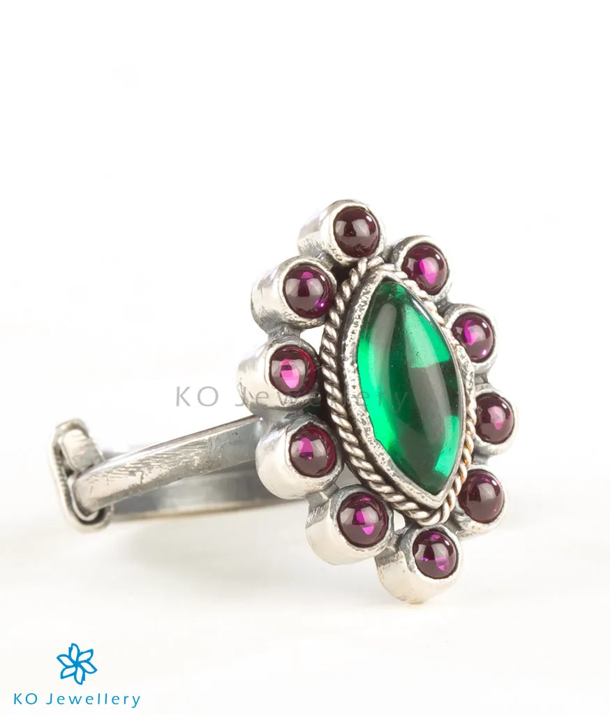 The Vanya Kemp Silver Finger Ring(Oxidised)