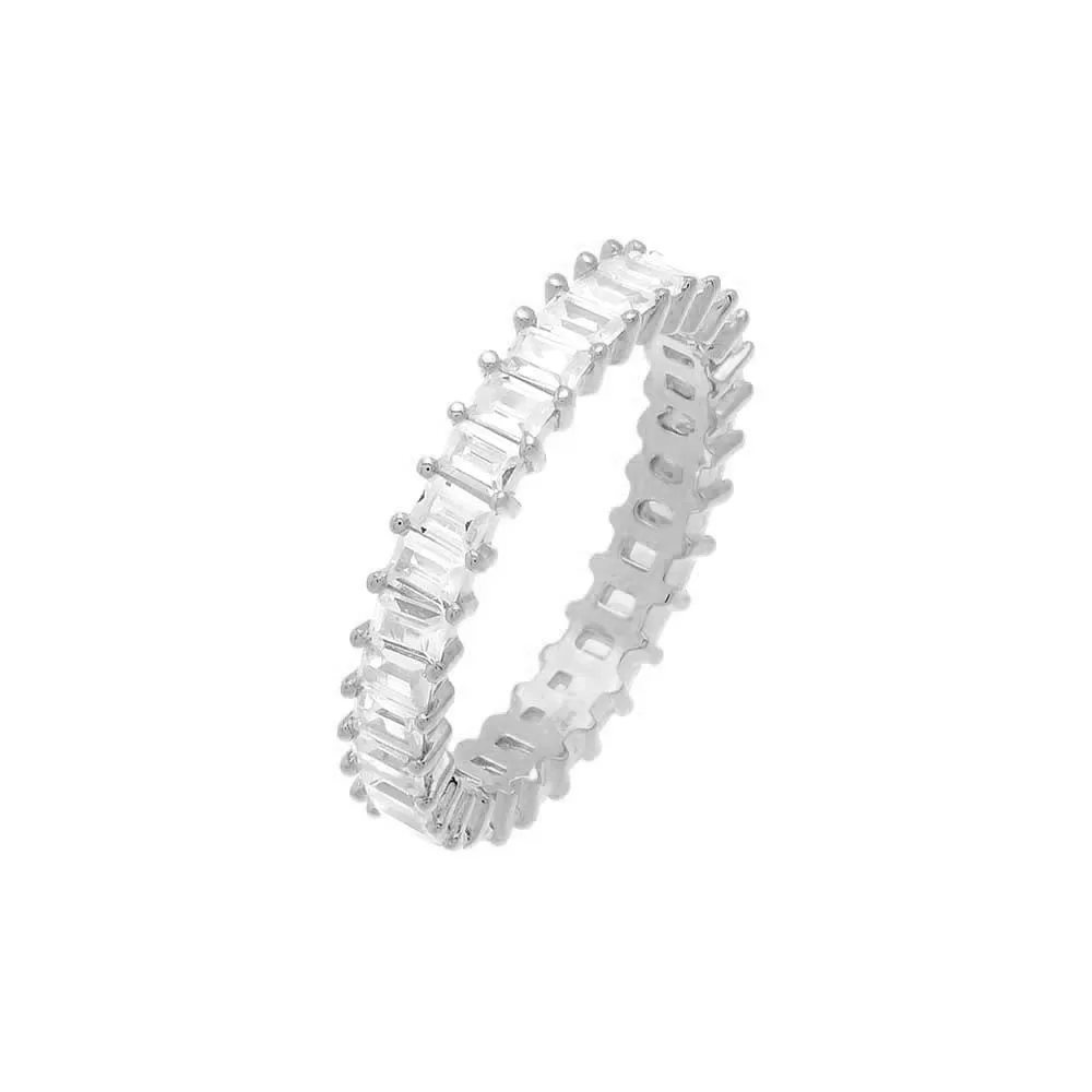 Thin Baguette Eternity Band