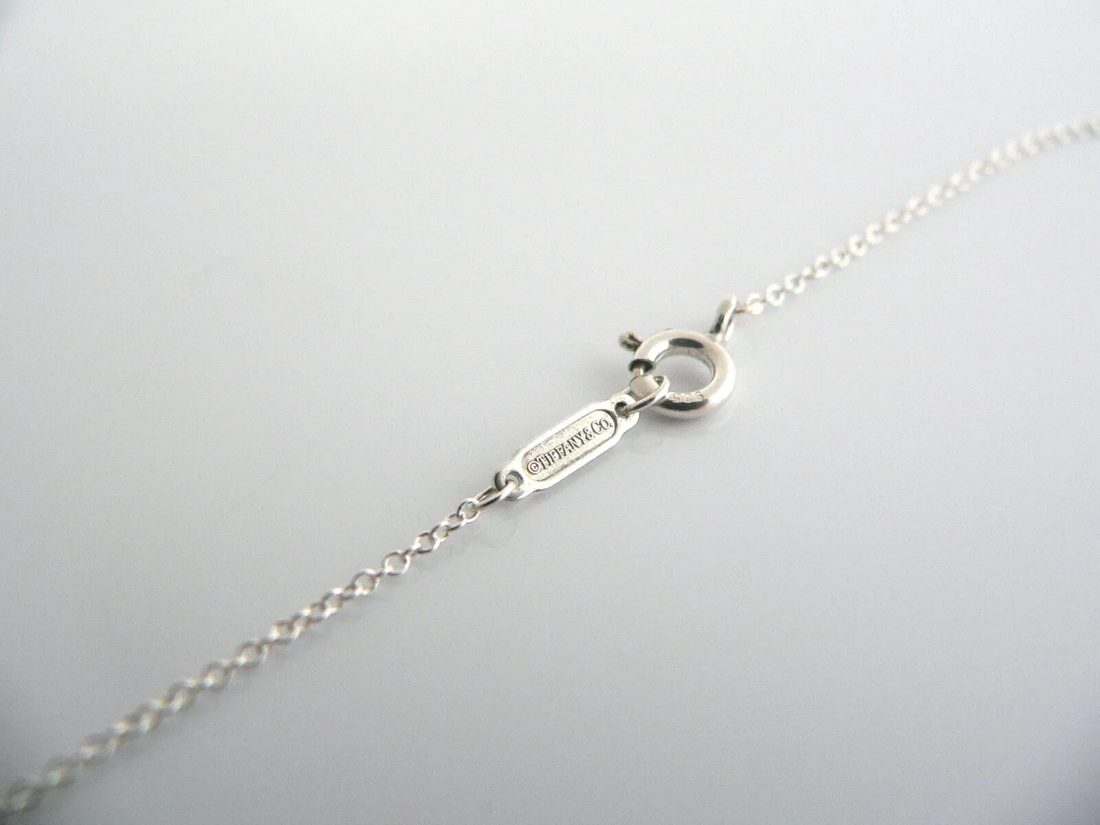 Tiffany & Co 1837 Circle Necklace Pendant Charm Chain Classic Gift Love T and Co