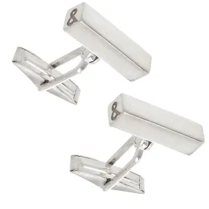 Tiffany & Co. 1837 Silver Bar Cufflinks