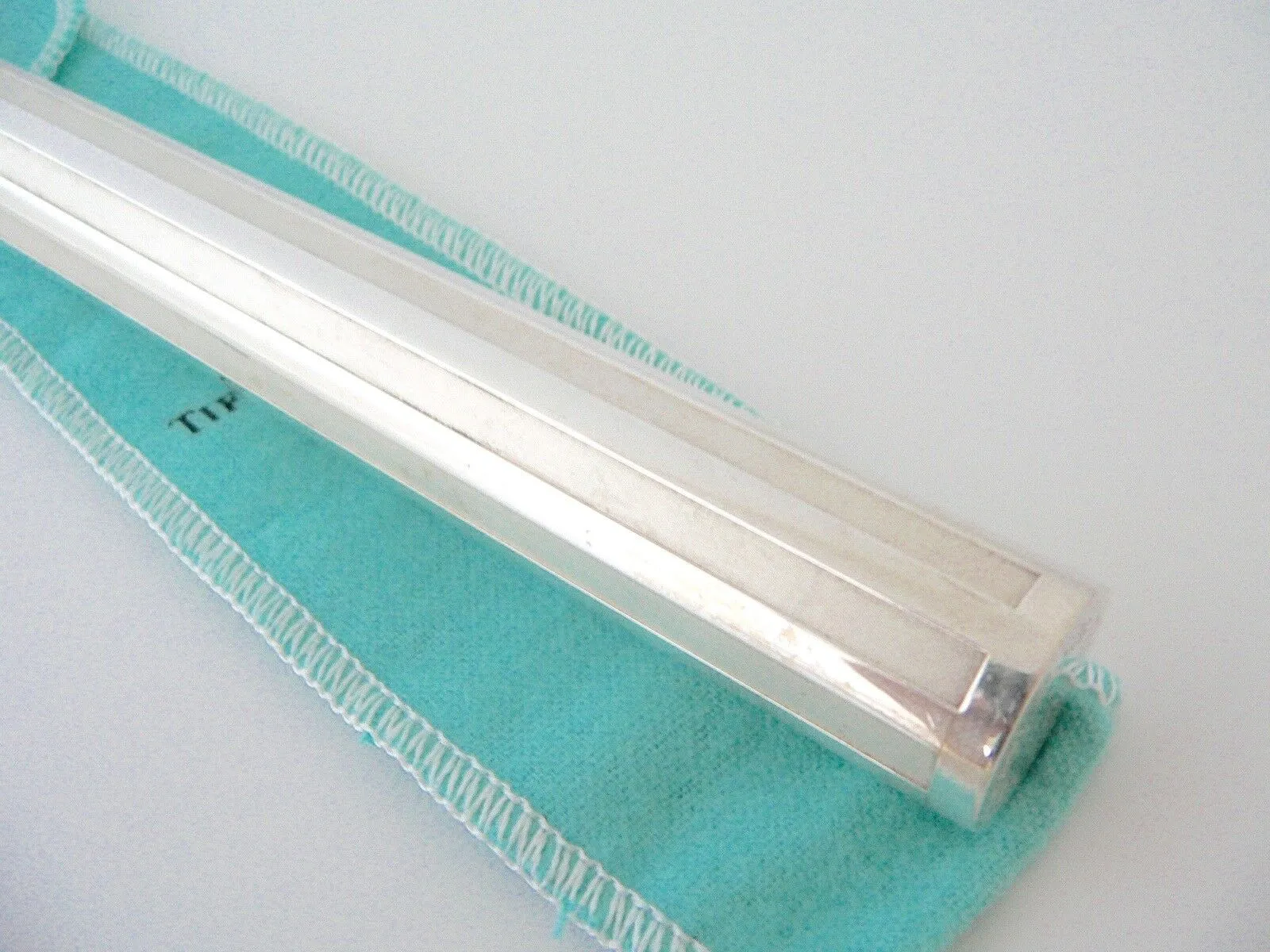 Tiffany & Co Cigar Tube Holder Container Case Pouch Atlas Corporate Man Gift Art