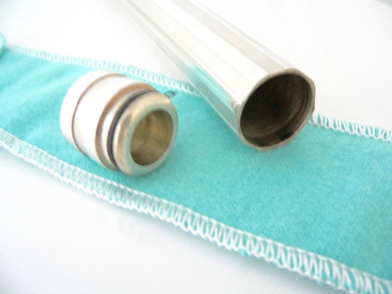 Tiffany & Co Cigar Tube Holder Container Case Pouch Atlas Corporate Man Gift Art