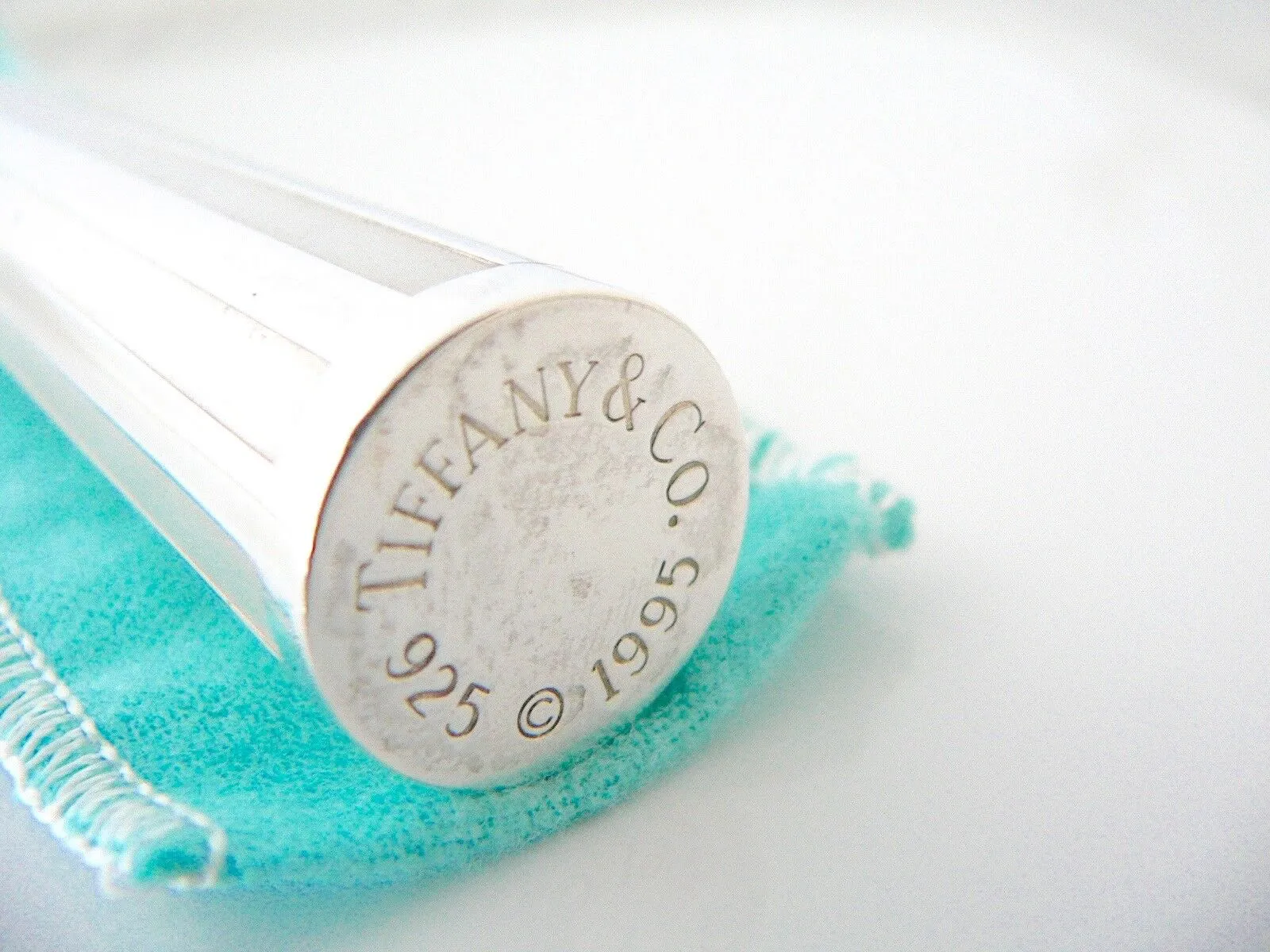 Tiffany & Co Cigar Tube Holder Container Case Pouch Atlas Corporate Man Gift Art