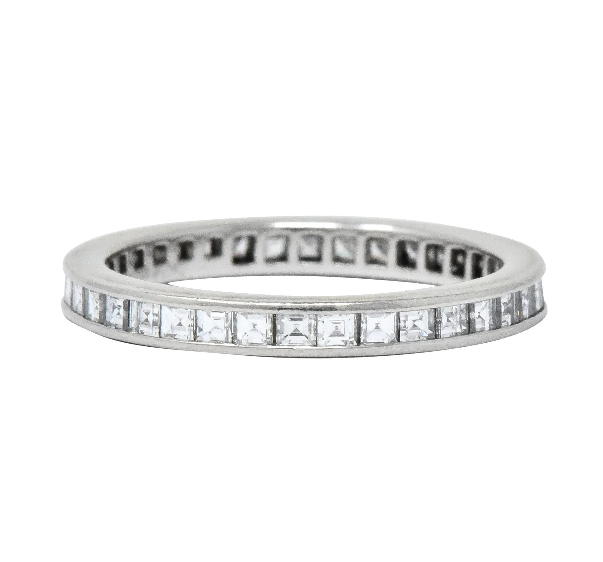 Tiffany & Co. Contemporary British 1.50 CTW Diamond Platinum Eternity Band Ring