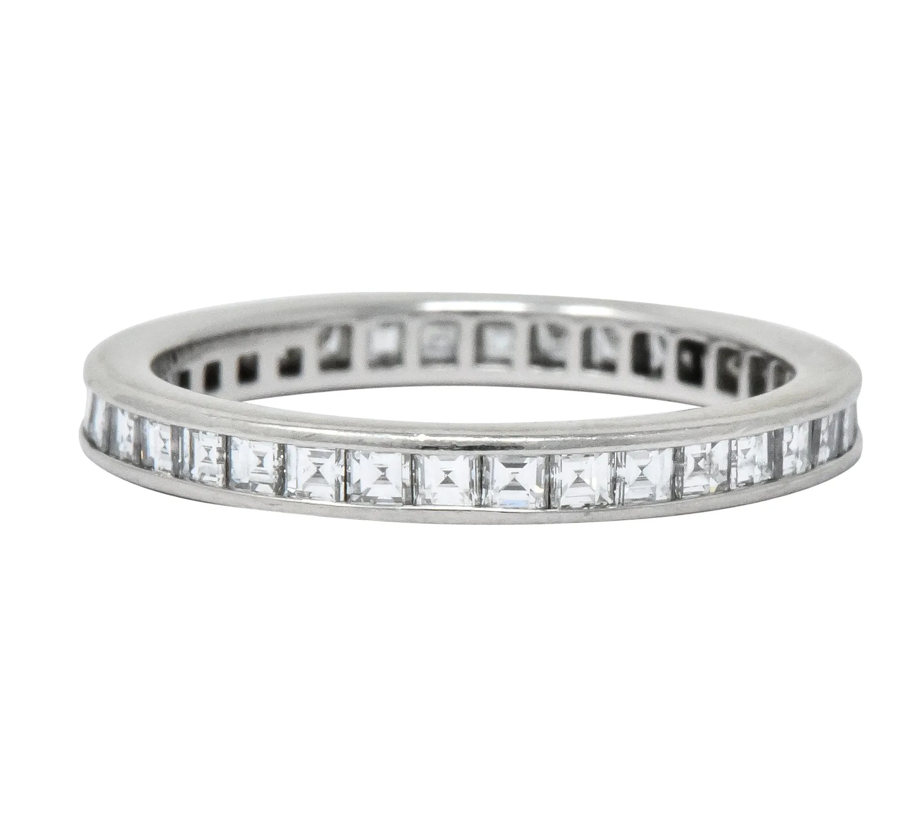 Tiffany & Co. Contemporary British 1.50 CTW Diamond Platinum Eternity Band Ring