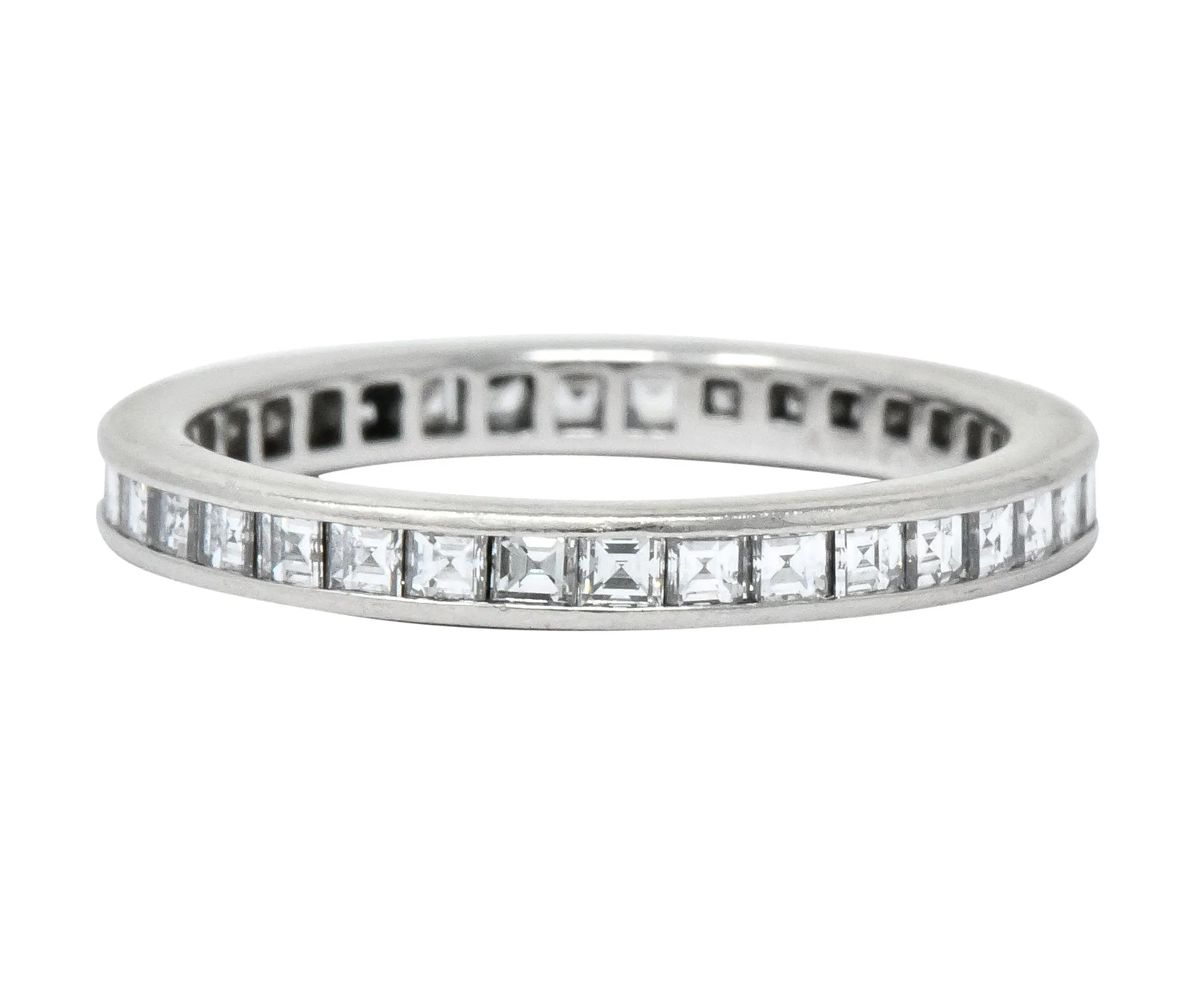Tiffany & Co. Contemporary British 1.50 CTW Diamond Platinum Eternity Band Ring
