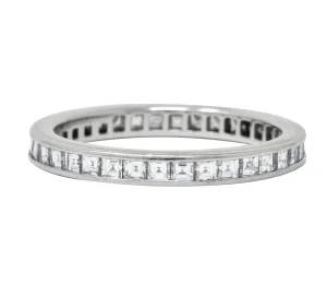 Tiffany & Co. Contemporary British 1.50 CTW Diamond Platinum Eternity Band Ring