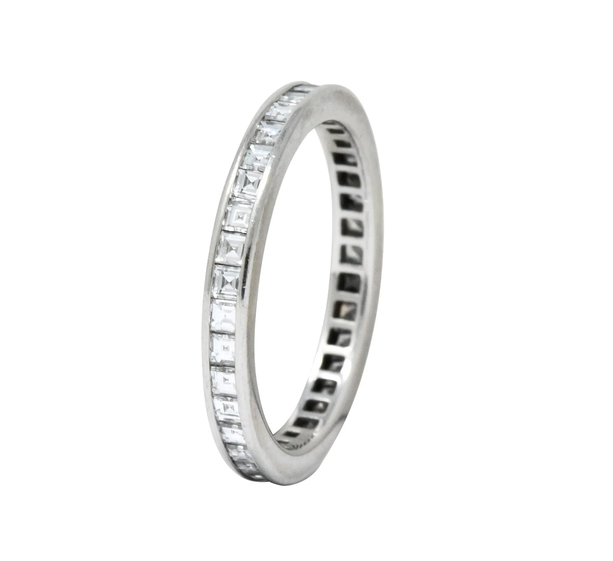 Tiffany & Co. Contemporary British 1.50 CTW Diamond Platinum Eternity Band Ring
