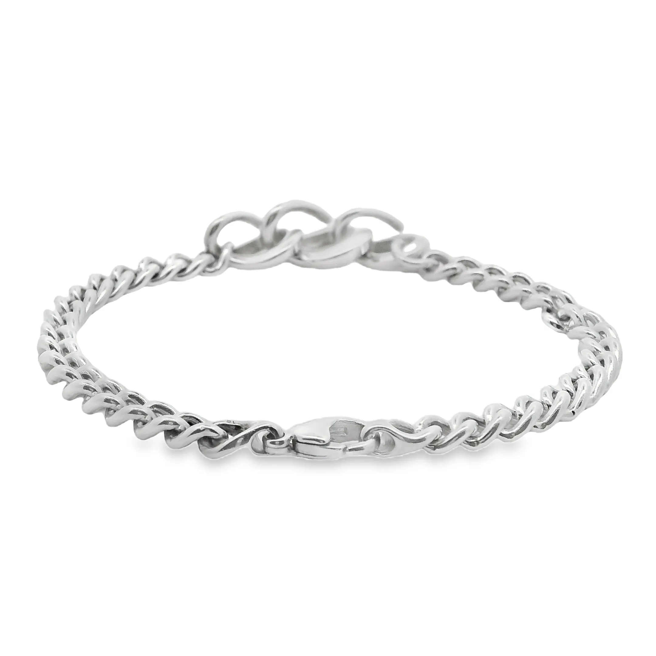 Tiffany & Co Forge Link in High-polished Sterling Silver Bracelet - 18cm