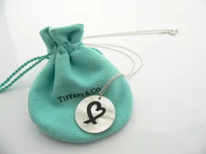 Tiffany & Co Mother of Pearl Loving Heart Necklace Pendant Gift Pouch