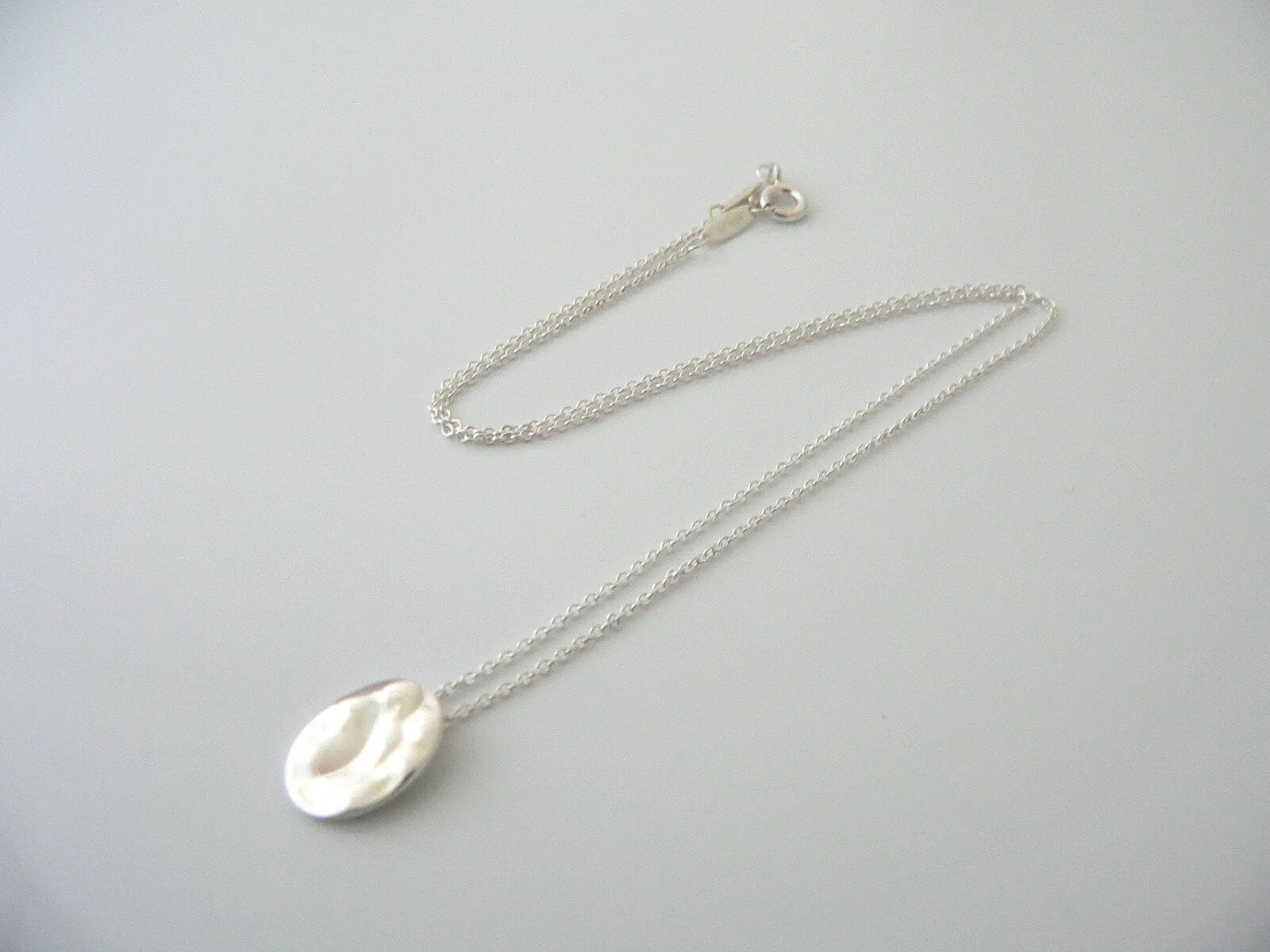 Tiffany & Co Silver Peretti Gemini Zodiac Necklace Pendant Charm Chain Gift Love