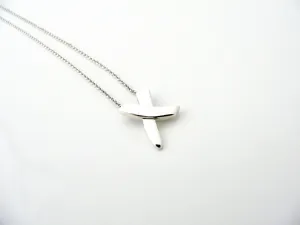 Tiffany & Co Silver Picasso X Kiss Necklace Pendant Chain Gift Love