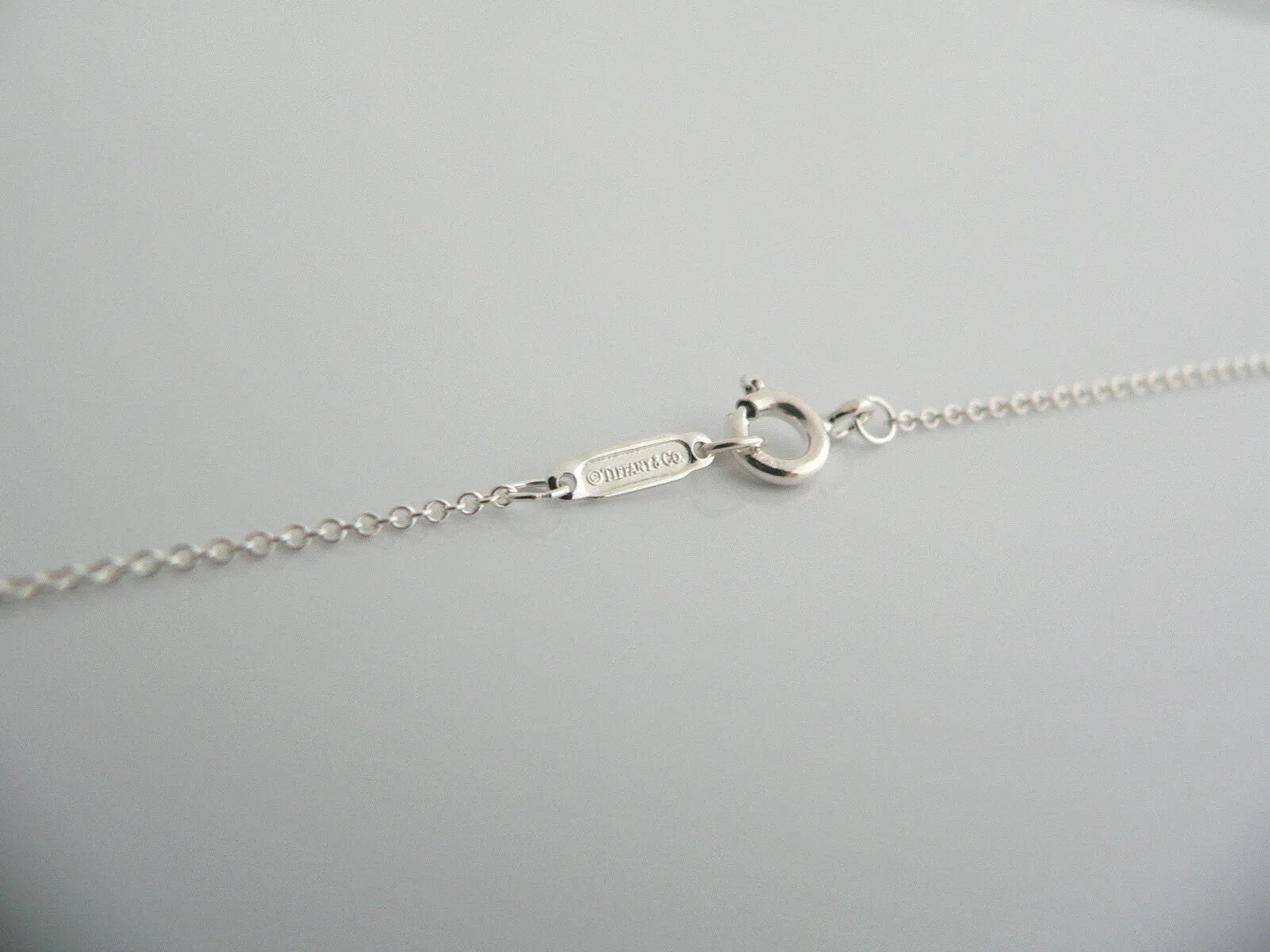 Tiffany & Co Silver Stencil Butterfly Necklace Pendant Charm Nature Gift Love