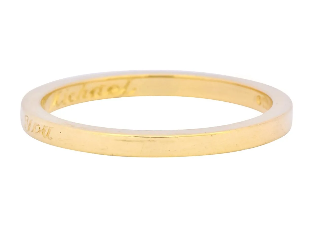 Tiffany & Co. Vintage 18 Karat Gold I Love You Band Ring Unisex