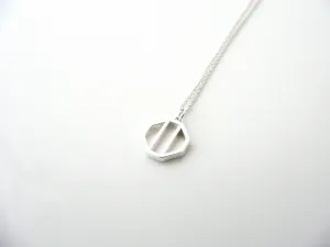 Tiffany & Co Zellige Necklace Pendant Charm Chain Sterling Silver Love Gift T&Co