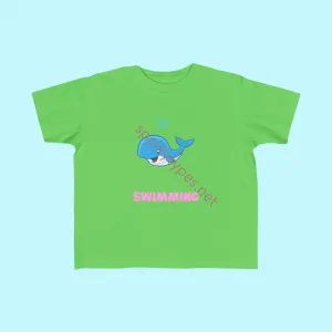 Toddler Swimming Fan Jersey T-Shirt
