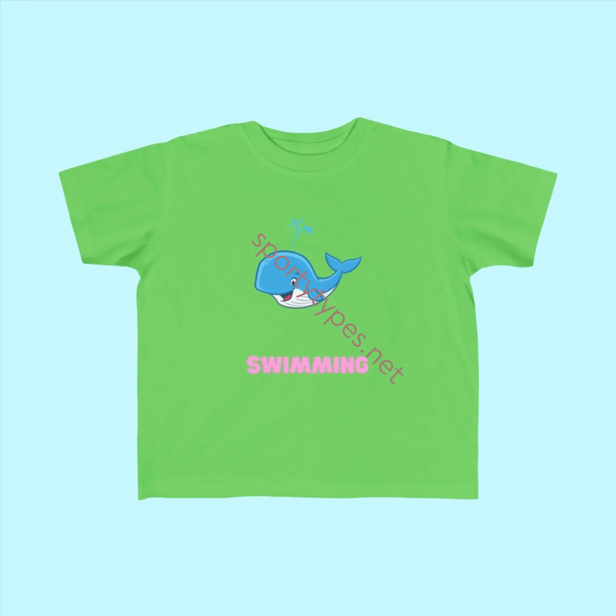 Toddler Swimming Fan Jersey T-Shirt