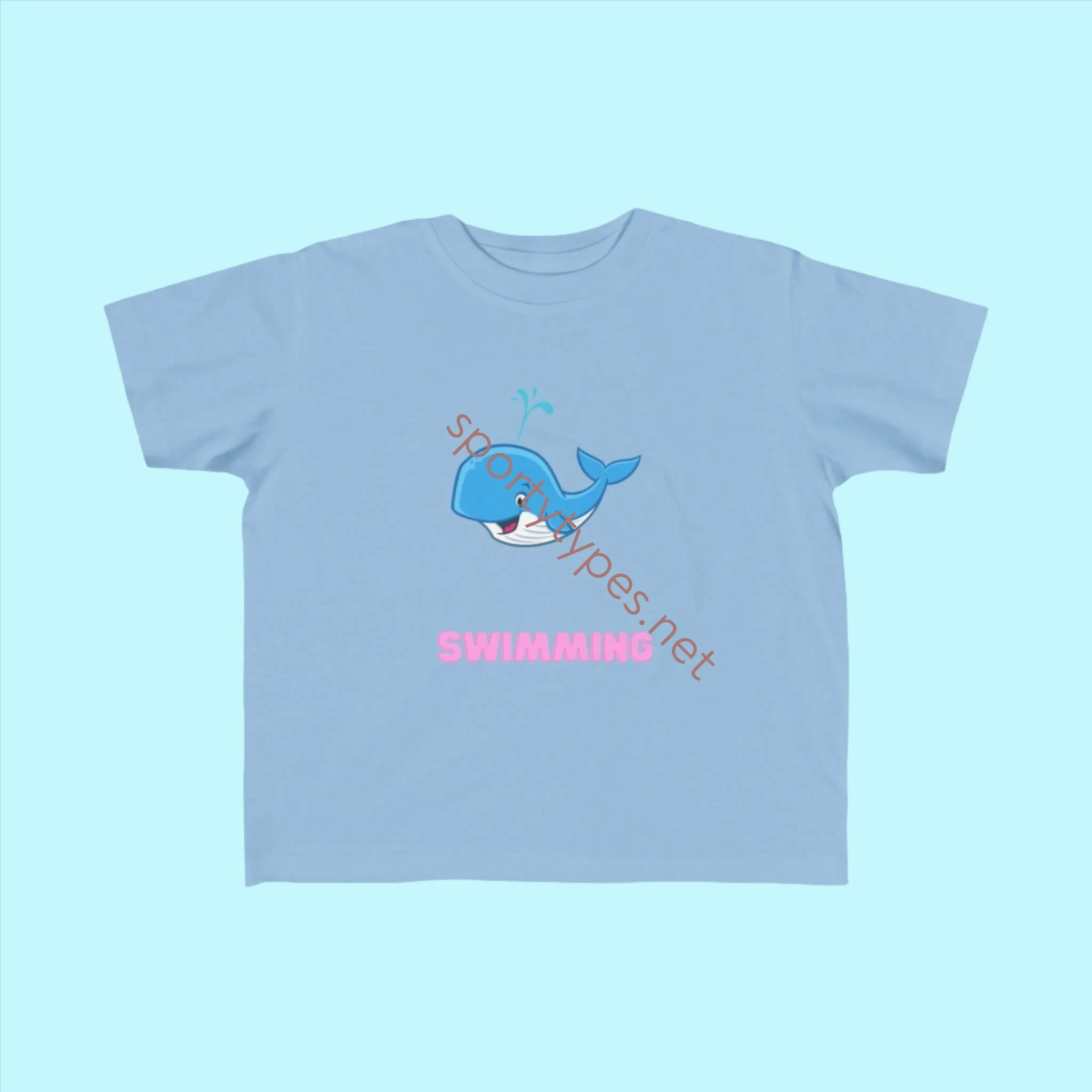 Toddler Swimming Fan Jersey T-Shirt