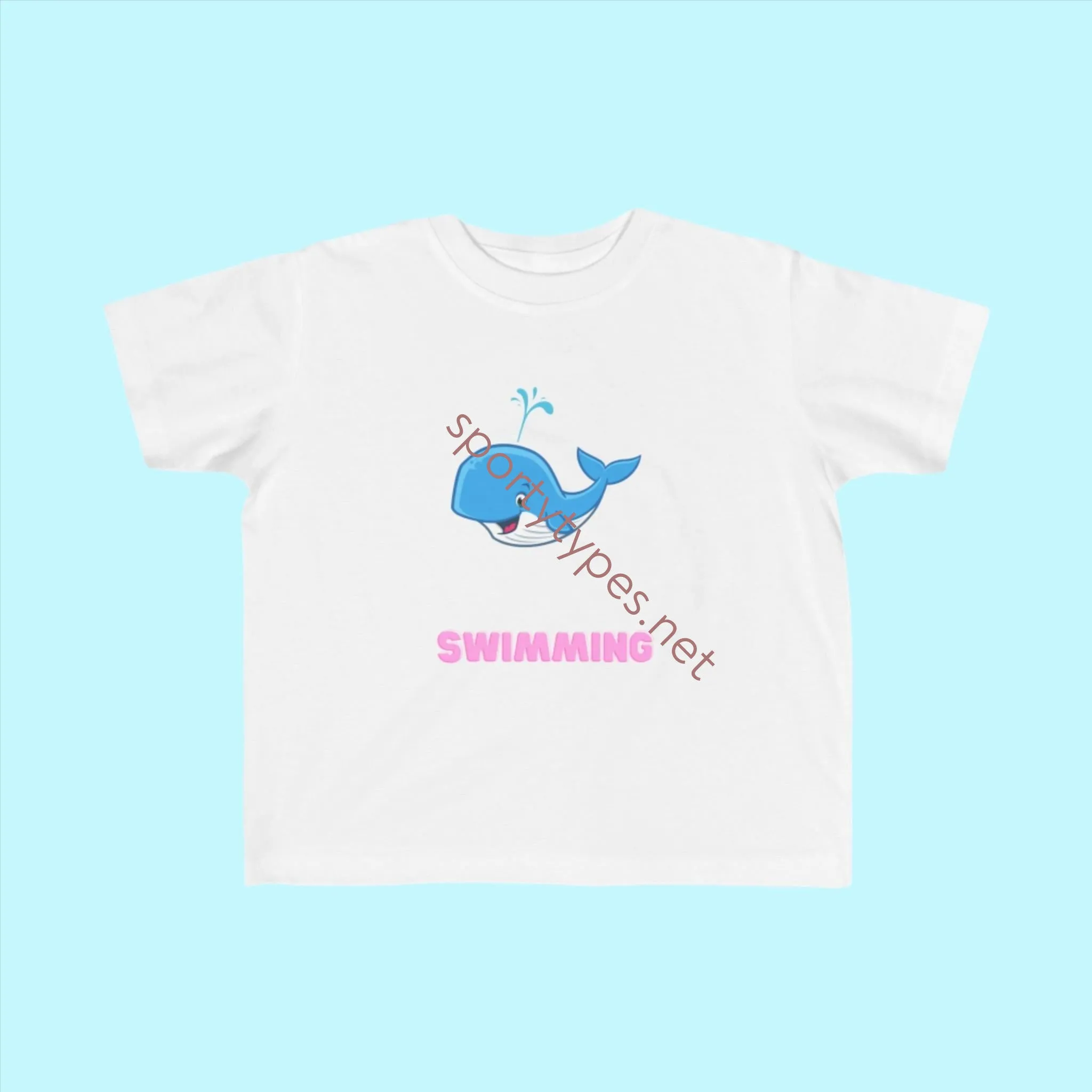 Toddler Swimming Fan Jersey T-Shirt