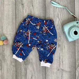 Tom & Jerry Print Vintage Material Baby Trousers